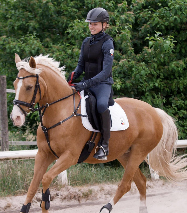 WALDHAUSEN Vorderzeug mit Sicherheitszügel Secutrust Schwarz Pony, Schwarz Pony