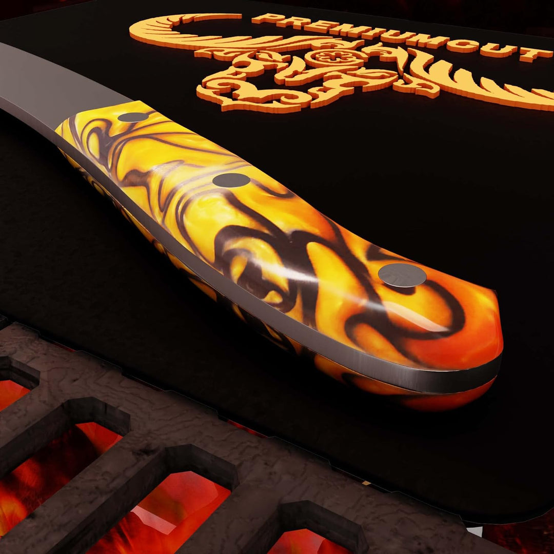 GIESSER seit 1776 - Made in Germany - Zubereitungsmesser 16 cm Spicy Orange, PremiumCut Veggie No 1,