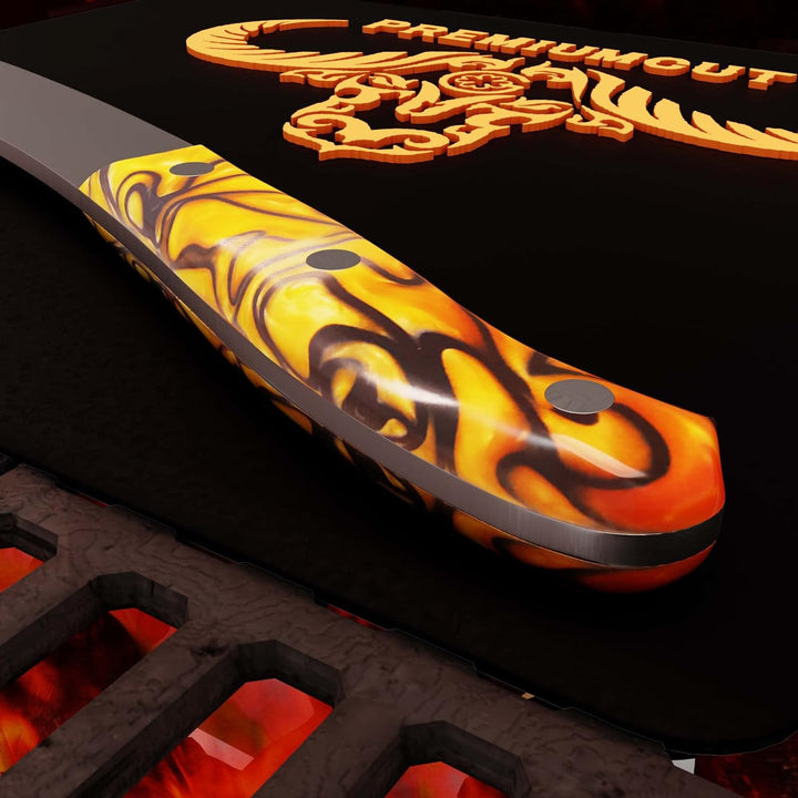 GIESSER seit 1776 - Made in Germany - Zubereitungsmesser 16 cm Spicy Orange, PremiumCut Veggie No 1,