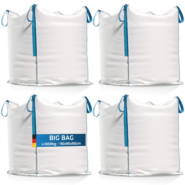 TK THERMALKING Big Bag - Säcke für Bauschutt, Holz, Gartenabfall, Sand - Bauschuttsäcke 90x90x90 cm,