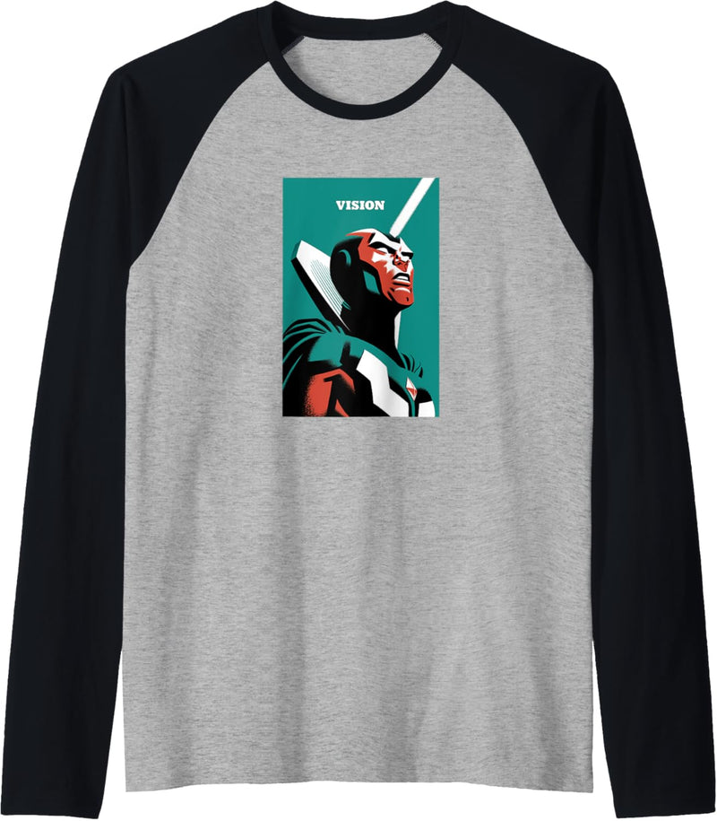 Marvel Vision Simple Poster Raglan