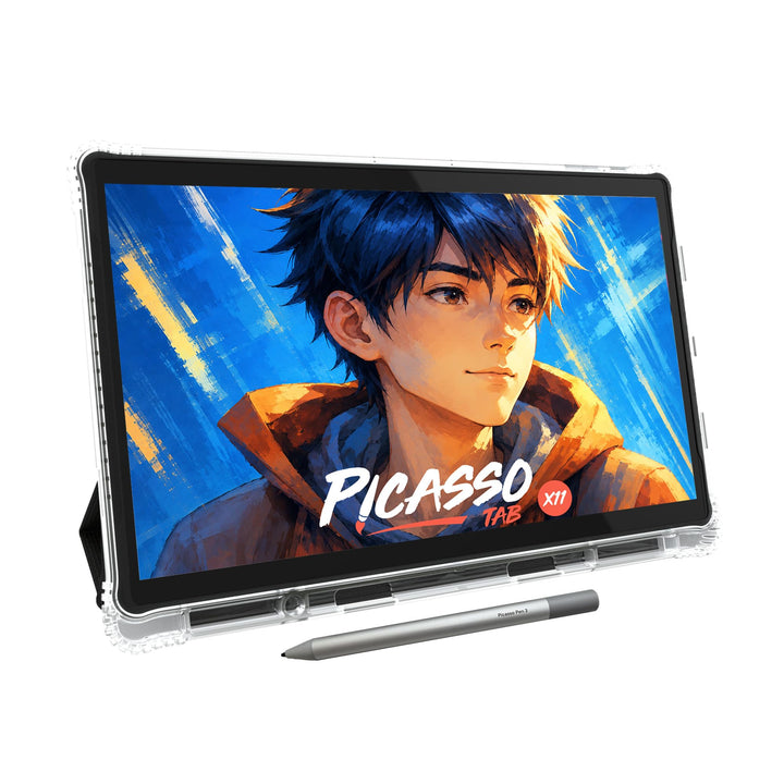 X11 Zeichentablett • PicassoTab • Kein Computer erforderlich • 27,9 cm Bildschirm • Zeichen-Apps und
