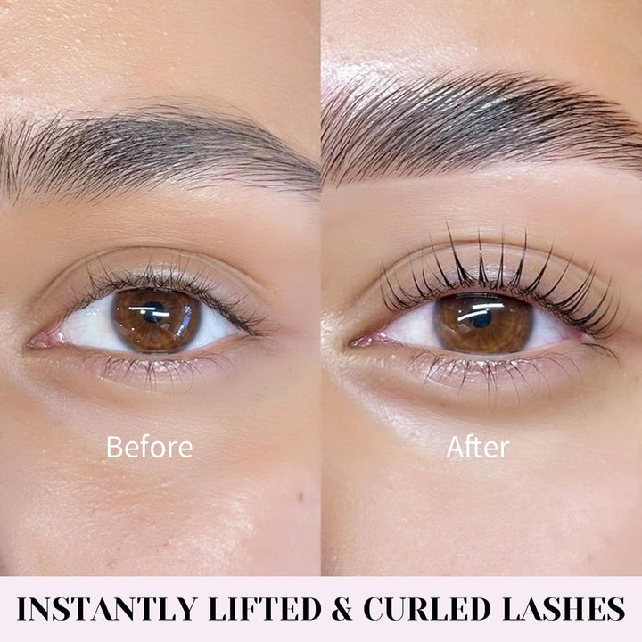 Wimpernlifting Set, Lash Lifting Set, Augenbrauen Lifting, Pflegender Wimpernlift Balsam mit Wimpern