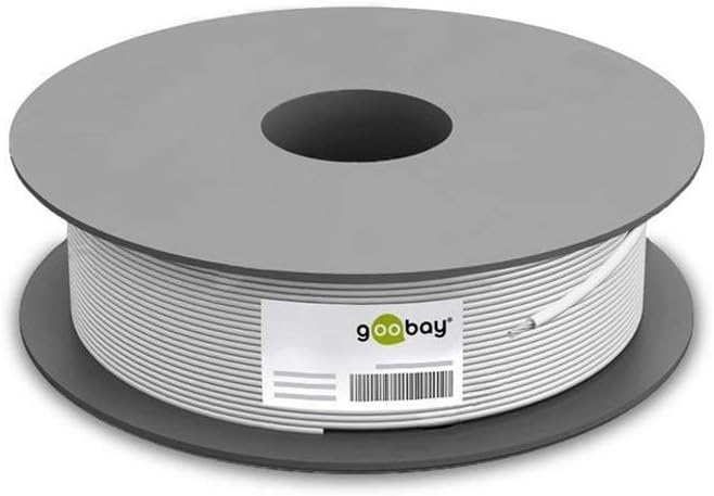 Goobay 57293 CAT 6 Outdoor Netzwerkkabel, U/UTP, Schwarz