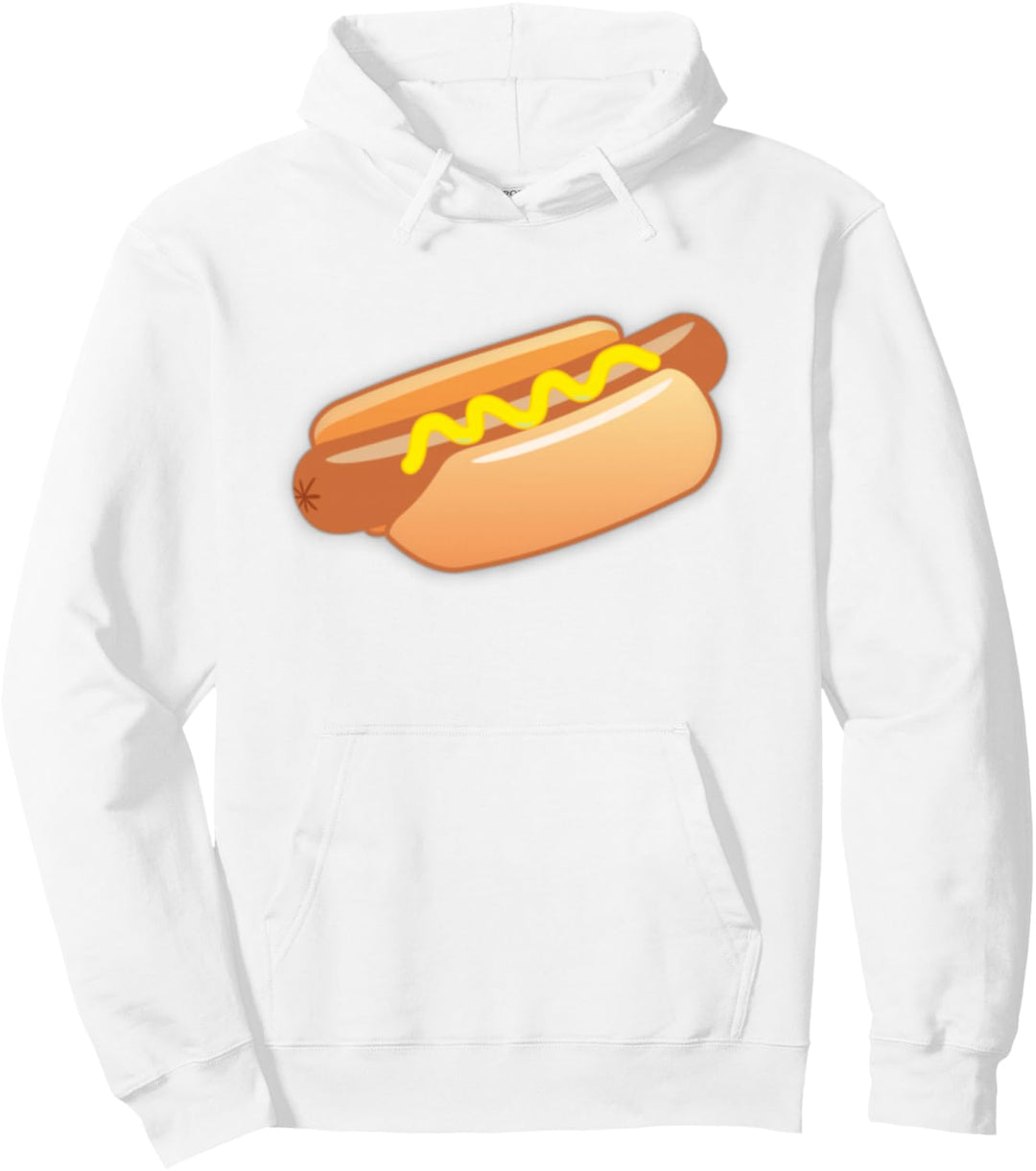 Hot Dog mit Senf Pullover Hoodie