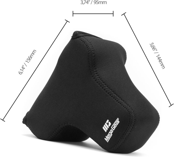 MegaGear MG887 Ultraleichte Kameratasche aus Neopren kompatibel mit Panasonic Lumix G80, G81 (12-60m