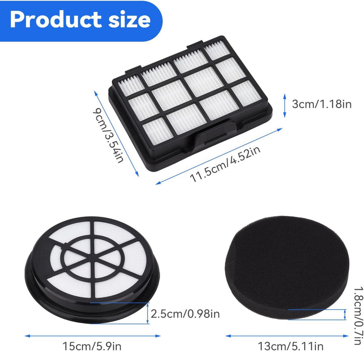 Filter für Bosch Serie 2 Staubsauger BGC05A220A,BGC05A320,BGC05A322, BGC05AAA1,BGS05A221,BGS05A222,B