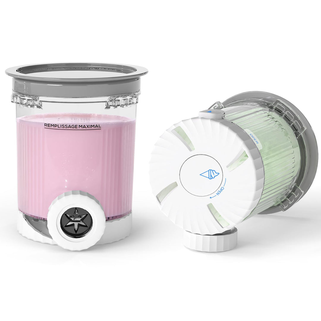 2 Stück Ersatz Behälter Ninja Swirl CREAMi - Kompatibel mit Ninja Creami NC701 & NC700 Serie Eismasc