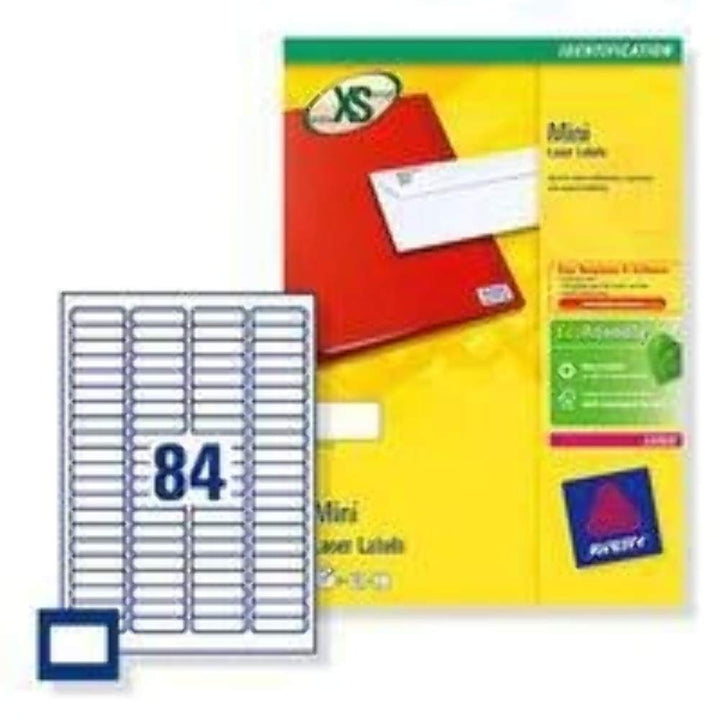 Avery L7656-100 Mini-Etiketten Laser, ehemals 35 mm-Disketten 46 x 11.1 mm