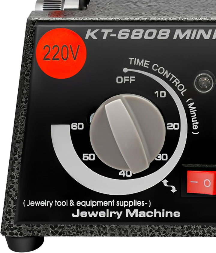 Poliertrommel Schmuck-Poliermaschine,Professionelle Poliermaschine für Schmuck & Münzen – 60W Motor,