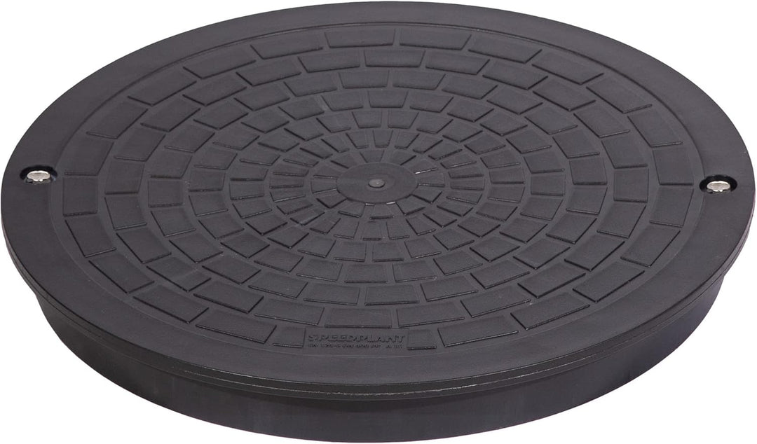 Schachtverlängerung kg Rohr dn 400 1m - Schachtabdeckung Kunststoff Kanaldeckel Schwarz - Sickerscha