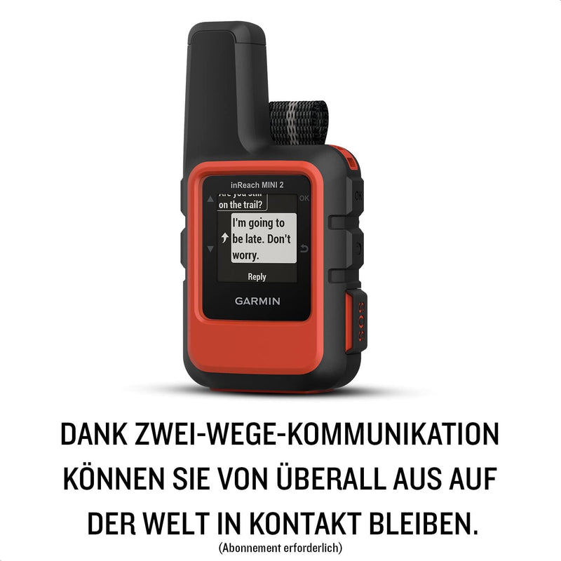 Garmin inReach Mini 2 Satelliten-Kommunikationsgerät Wandern GPS Orange, Orange