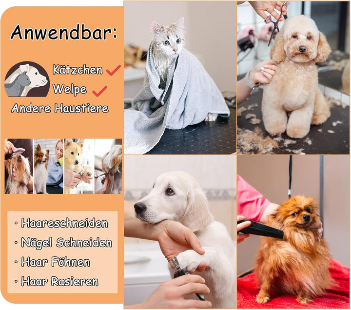 NAIZY Trimmtisch für Hunde Katzen Tierpflegetisch Höhenverstellbar Hundepflegetisch mit Unterkorb &amp;
