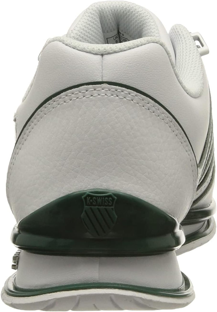 K-Swiss Herren Rinzler Sneaker 43 EU White Posy Green, 43 EU White Posy Green