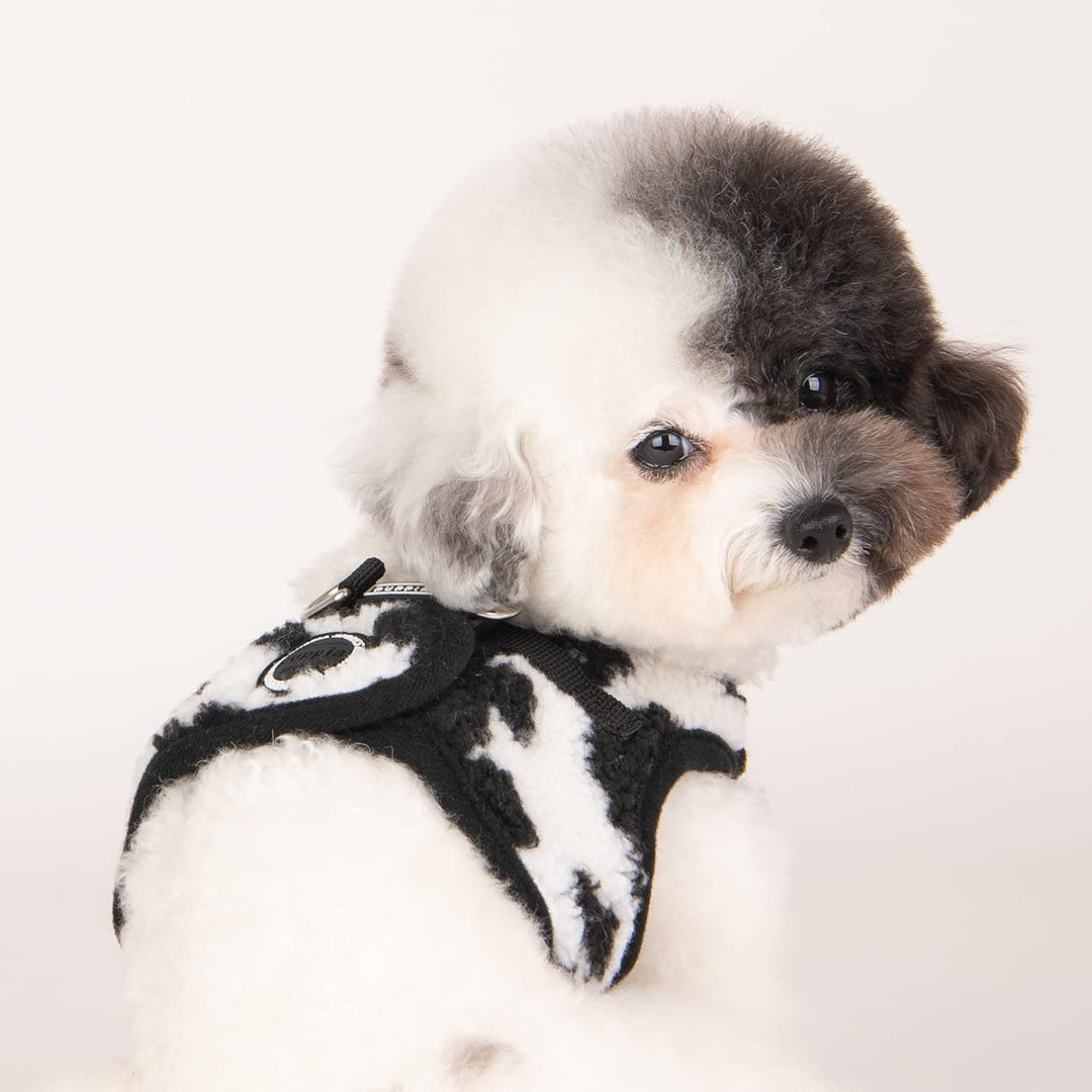 Puppia Brustgeschirr für kleine und mittelgrosse Hunde - Serval Harness B - verstellbar und komforta