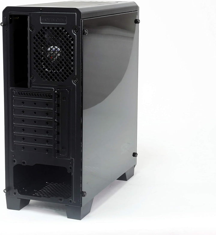 Zalman S3 PC Midi Tower ATX Gehäuse mit Lüfter, Gaming Gehäuse ATX Tower, PC Gehäuse Durchsichtig mi