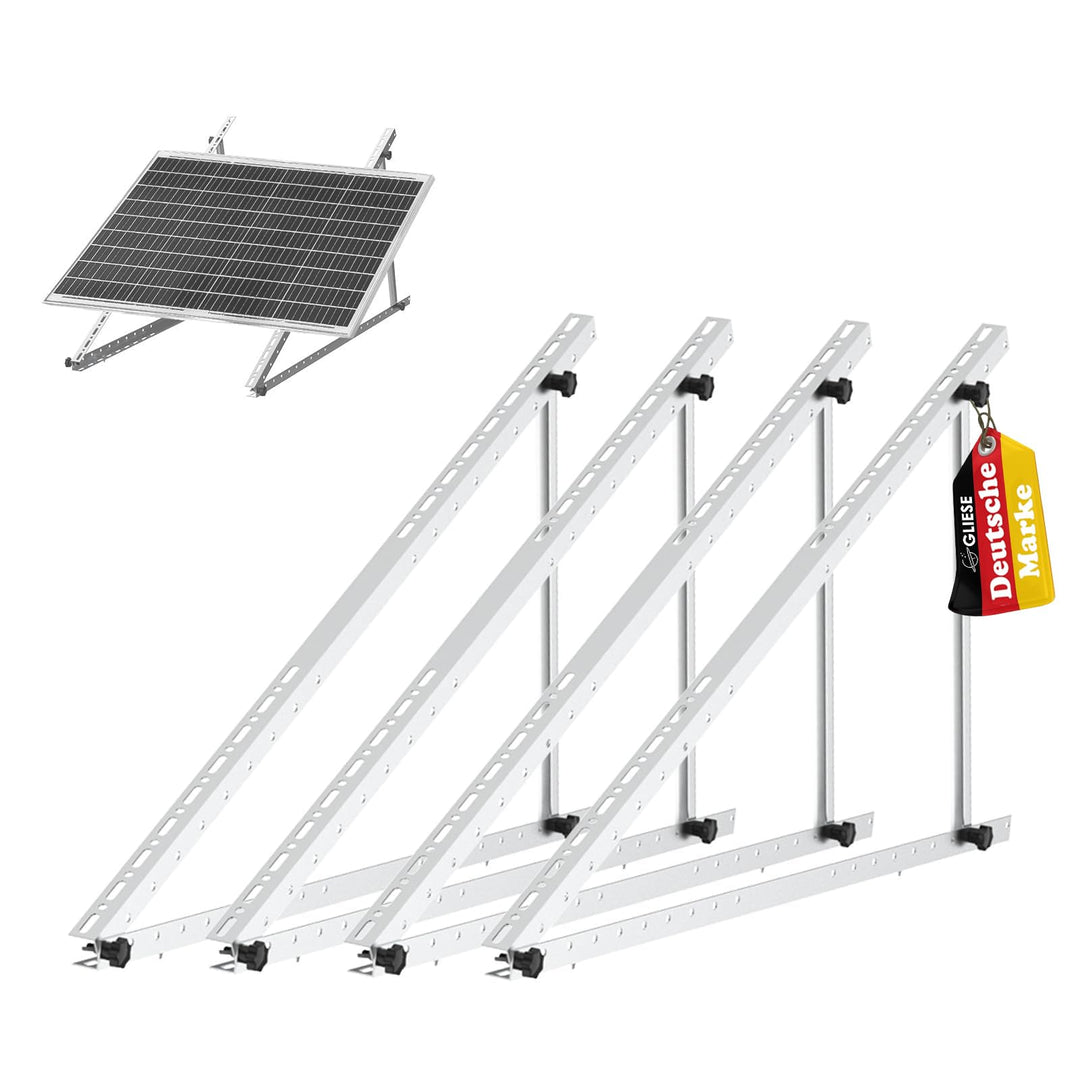 Solarmodul Halterung 45 Zoll,Photovoltaik Universal Solarmodul Halterungen 114CM, halterungen balkon