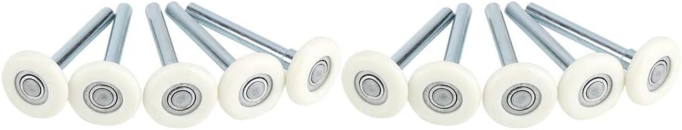 Garagentorrolle 10PCS, Nylon-Türräder Ersatz-Garagenrolle 2'' Vorbau