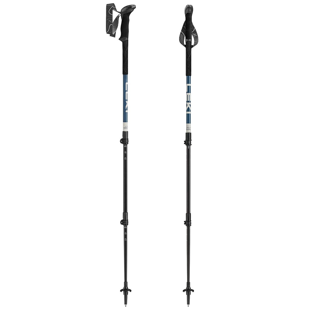 LEKI Makalu Wanderstöcke Damen & Herren | verstellbare Trekkingstöcke aus Aluminium (110-145cm) mit