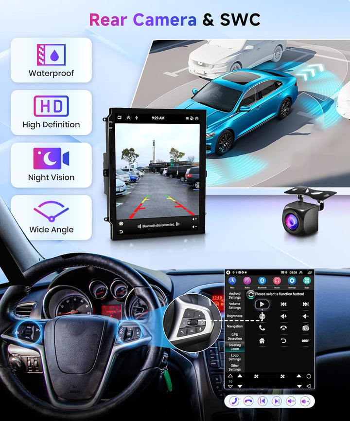 Rimoody 4G+64G 9.7" Android Autoradio für Opel Astra J (mit ECO Taste) Buick Excelle XT GT 2006-2016