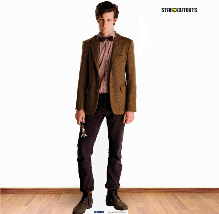 STAR CUTOUTS SC192 Elfte Doctor Who Matt Smith Pappaufsteller in Lebensgrösse, Einfarbig, Lifesize,