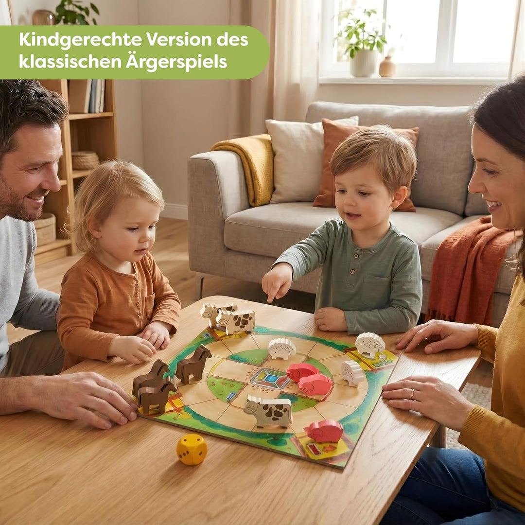 HABA Mein erster Spieleschatz - Grosse Spielesammlung für Kinder ab 3 Jahren – 10 Klassische Spiele: