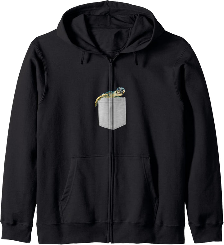 Animal in Your Pocket Sea Turtle Kapuzenjacke