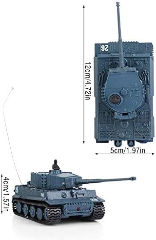 Tbest RC Panzer Fernbedienung Kampfpanzer Battle Panzer Tank Spielzeug mit Motor Turmbewegung und So