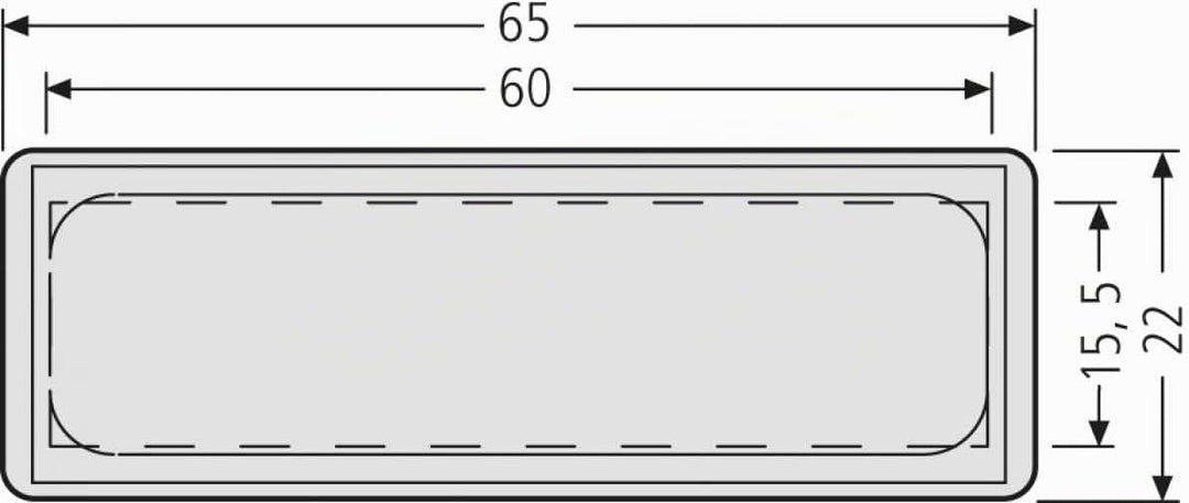 Renz Renz Namensschild 65 x 22 mm