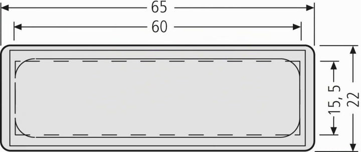 Renz Renz Namensschild 65 x 22 mm