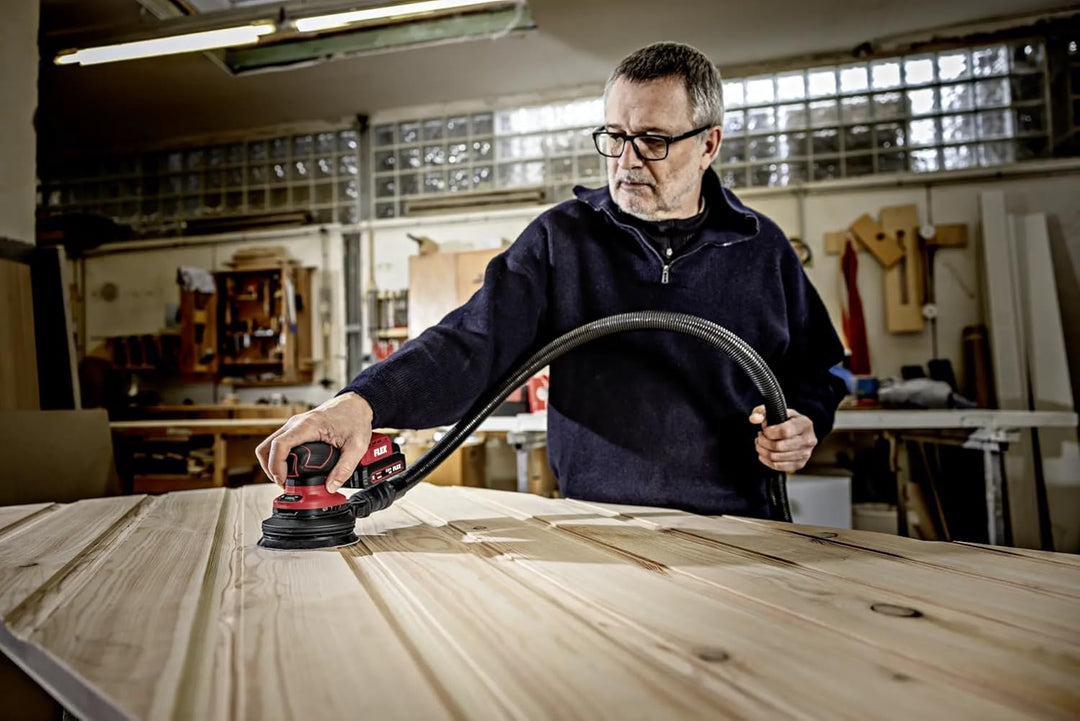 Flex Akku-Exzenterschleifer ORE 2-125 18-EC (ohne Akku, inkl. Transportkoffer, Schleifteller-ø 125 m