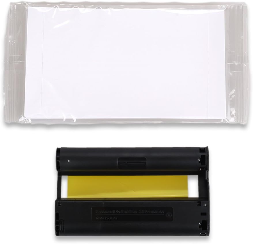 KP-108IN Farbtinte- und Papier-Set (108 Blatt und 3 x Tinte) Kompatibel mit SELPHY CP1300, CP800, CP