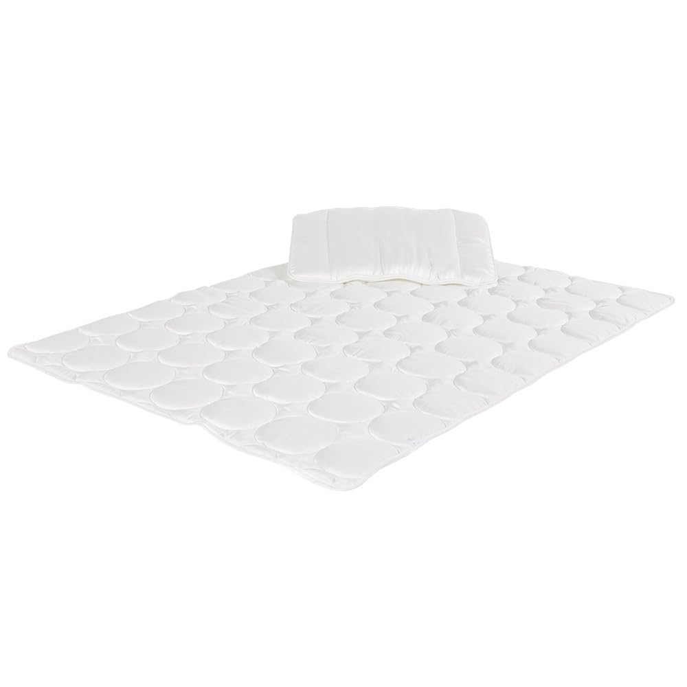 Träumeland EinziehdeckenSET Tencel, Grösse 100 x 135 cm + 40 x 60 cm, Traeumeland T060178, weiss