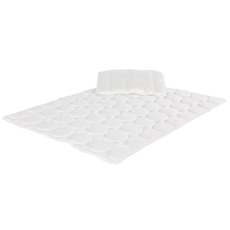 Träumeland EinziehdeckenSET Tencel, Grösse 100 x 135 cm + 40 x 60 cm, Traeumeland T060178, weiss