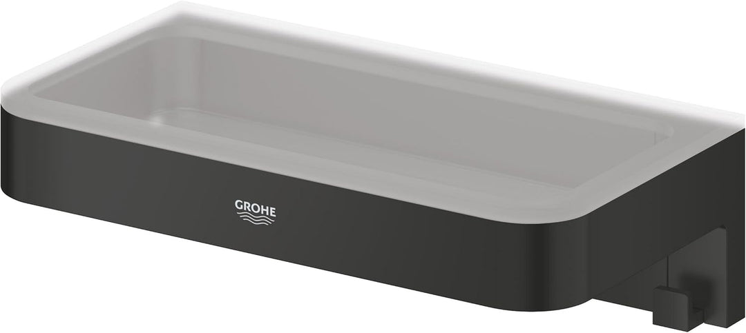 GROHE Start Cube, Seifenschale für die Dusche oder Badewanne, ohne Bohren (zum Kleben oder Bohren, i