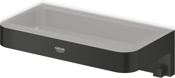 GROHE Start Cube, Seifenschale für die Dusche oder Badewanne, ohne Bohren (zum Kleben oder Bohren, i