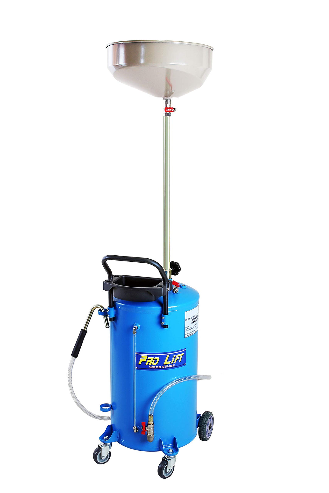 Pro-Lift-Werkzeuge Ölauffangwagen pneumatisch 65 l Altöl-Auffanggerät Ölwagen Ablass-Gerät