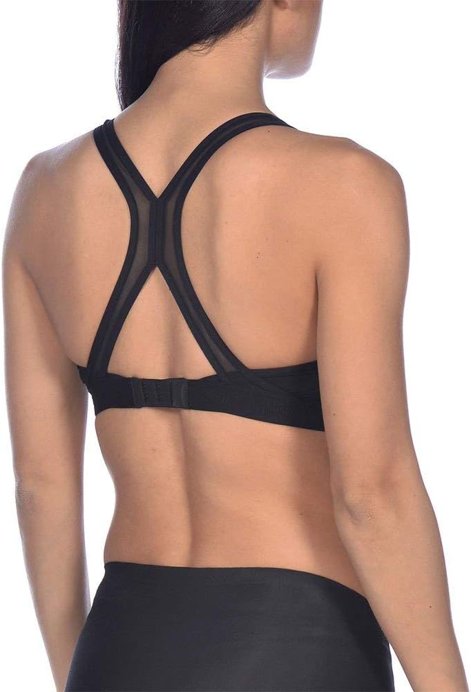 ARENA Damen Elettra Sport-BH, 76 Schwarz