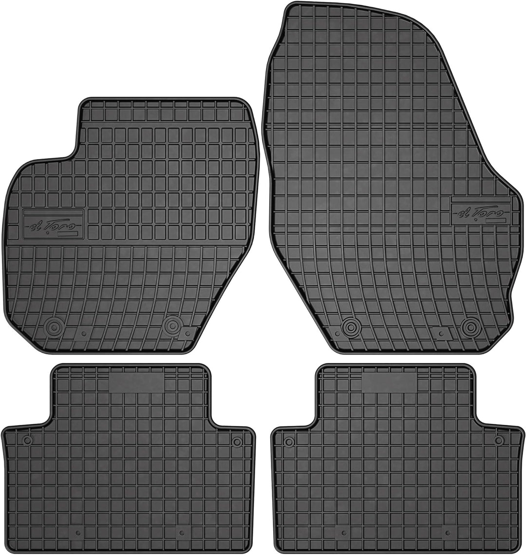 M MOTOS Gummimatten Auto Fussmatte passt für Volvo XC90 I 2002-2016 Verbessern Sie Ihren Reisekomfor