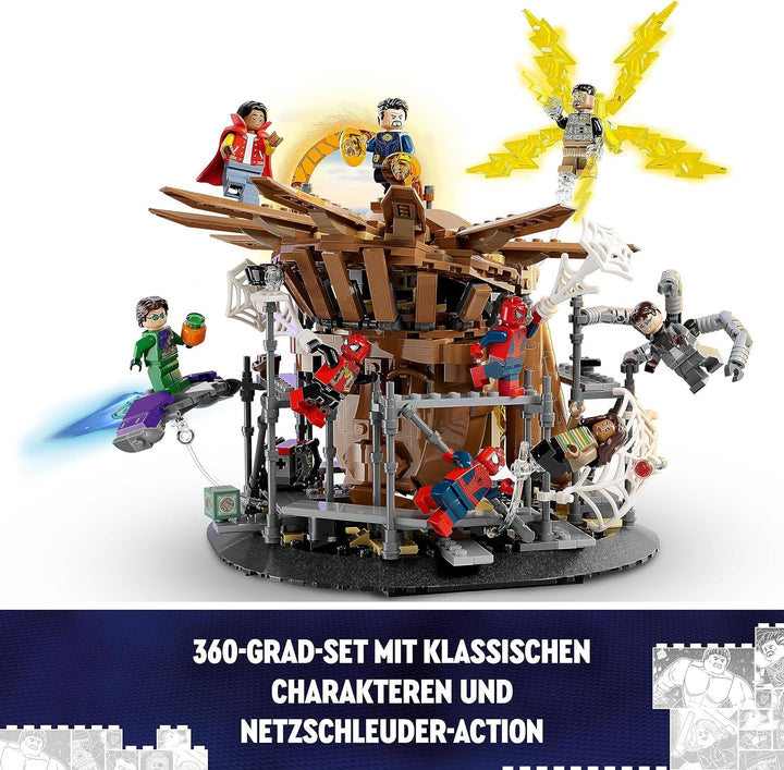 LEGO 76261 Marvel Spider-Mans grosser Showdown, Spider-Man: No Way Home-Set mit 3 Peter Parker-Minif