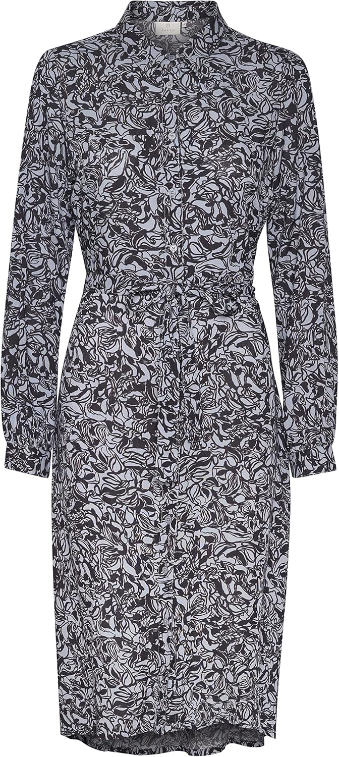 KAFFE Kleid KAclark, Tradewinds/Black Graphic Print
