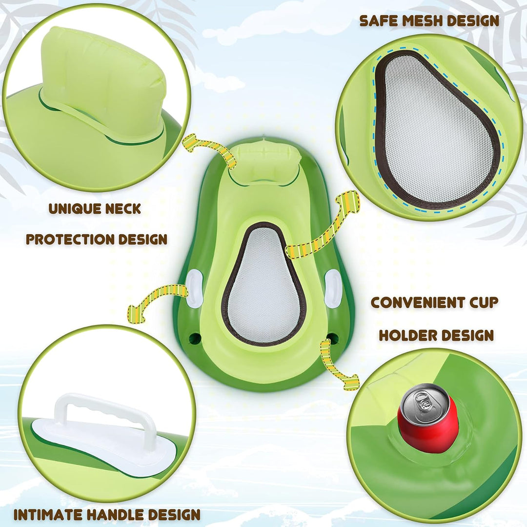 COOLJOYA Inflatable Float Luftmatratze Pool Luftmatratze Wasser Aufblasbare Schwimmringe Floss Wasse