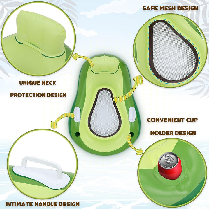 COOLJOYA Inflatable Float Luftmatratze Pool Luftmatratze Wasser Aufblasbare Schwimmringe Floss Wasse