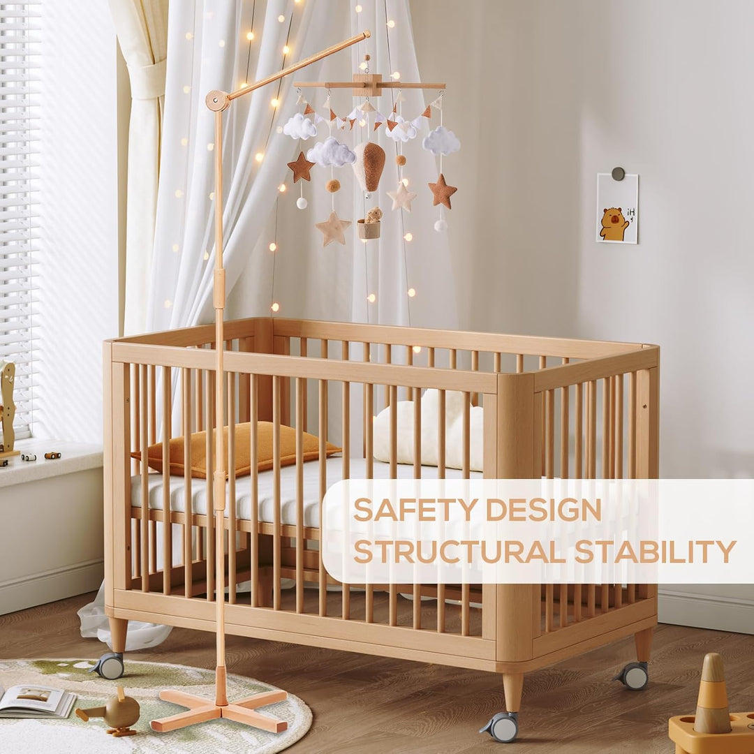 Bodenstehend Baby Mobile Halterung, Mobile Halterung Wickeltisch Holz, Mobile Wickeltisch für Aufhän