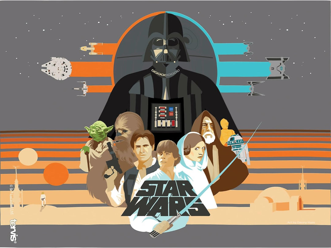 Tervis 1254455 Star Wars - Classic Group Isolierbecher mit Umhüllung und schwarzem Deckel, Tritan, t