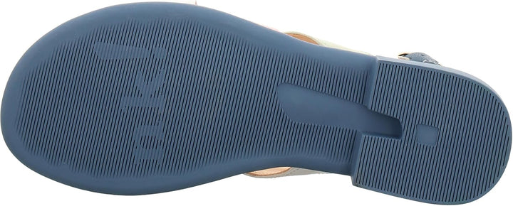 Think! Damen Chromfrei Gegerbte Nachhaltige Riemchen KAMAA Sandale 41 EU 8000 Denim Kombi, 41 EU 800