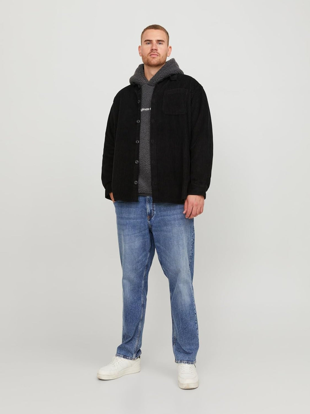 JACK & JONES Male Tapered Fit Jeans JJIMIKE JJORIGINAL CB 231 BF Tapered Fit Jeans 31W / 30L Blue De