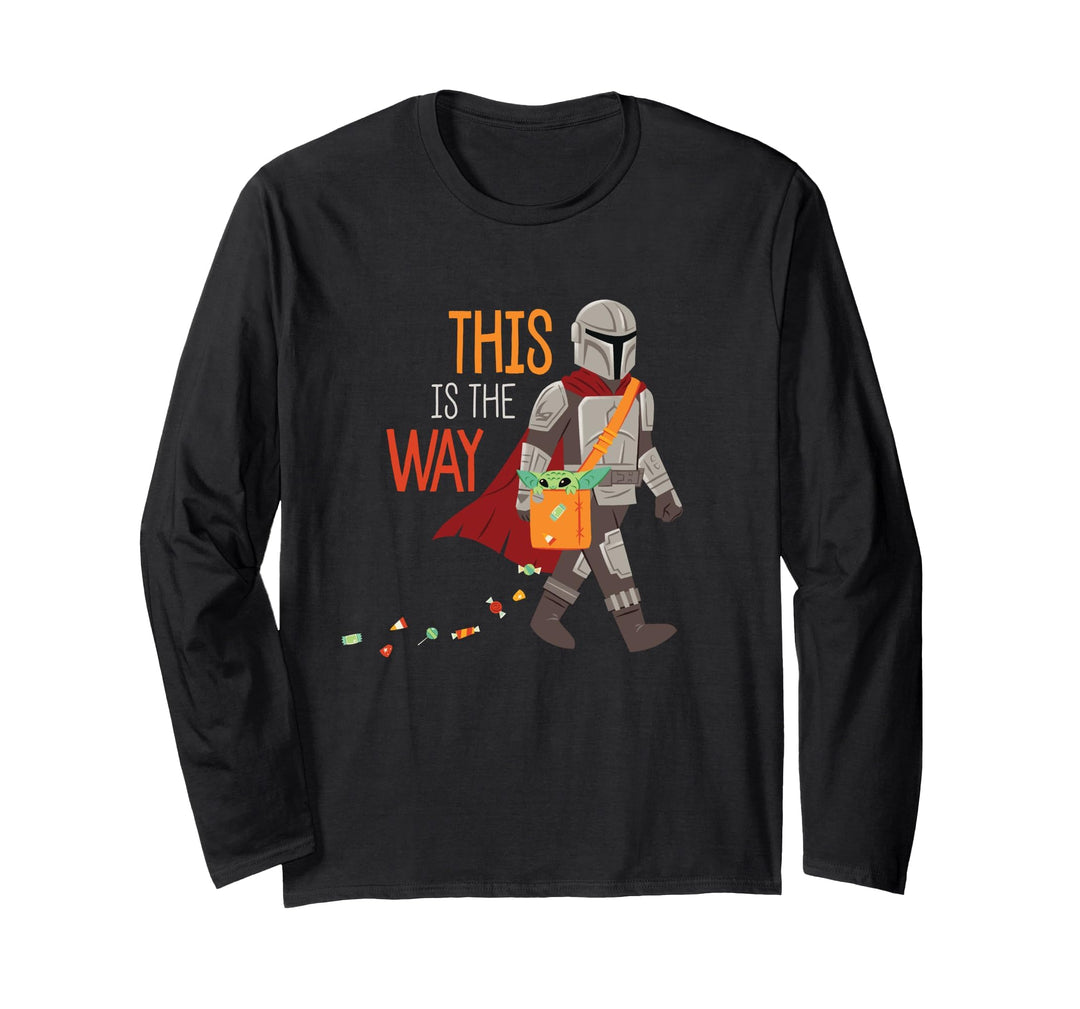 Star Wars The Mandalorian Grogu This is The Way Halloween Langarmshirt