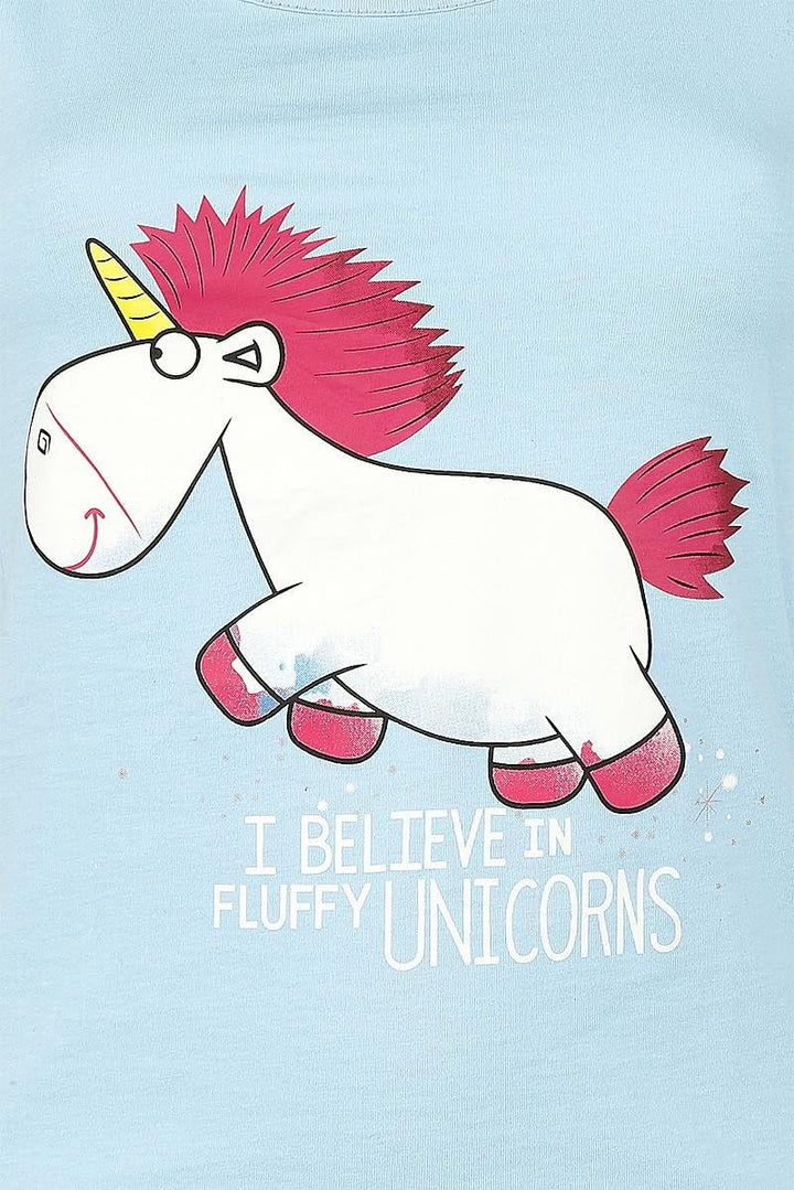 Minions Unicorn Pyjama hellblau/allover XS
