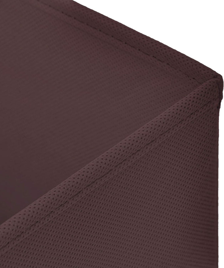 StickandShine 4er Set Braun Faltbox 28 x 28 x 28 cm Aufbewahrungsbox faltbar, Braun